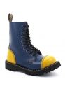 ЧЕРЕВИКИ БЕРЦІ STEEL Сині З ЕЛЕМЕНТАМИ жовтого на 10 дірок 105-106/O/F.YEL-F.BLU замовити online