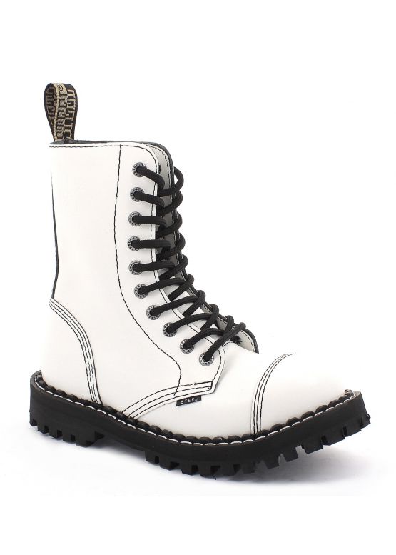 Черевики берці Steel білі на 10 дірок 105-106/O/F.WHT замовити online