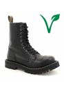 Черевики берці Steel з екошкіри чорні на 10 дірок 105-106/O/400 VEGAN замовити online